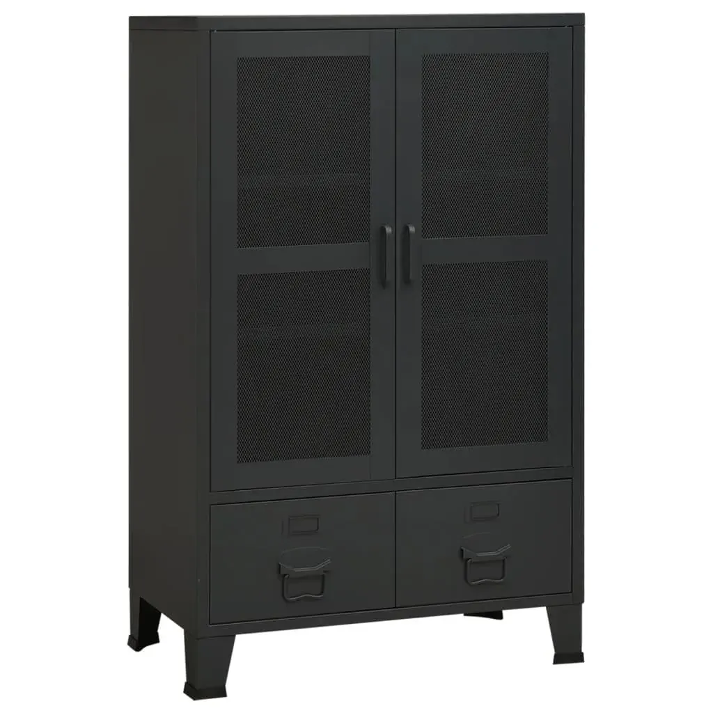 Industrial Storage Cabinet 70x40x115 cm Metal Price