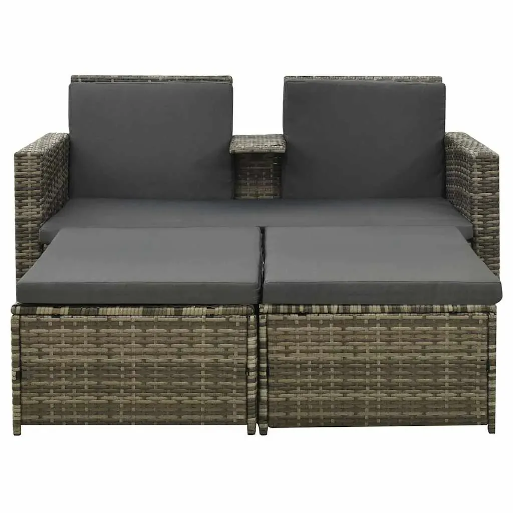 Garden Lounge Set with Cushions Poly Rattan Price