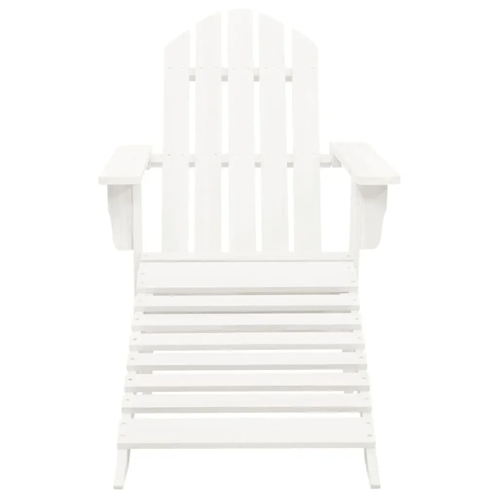 Garden Chair with Ottoman Wood Price
