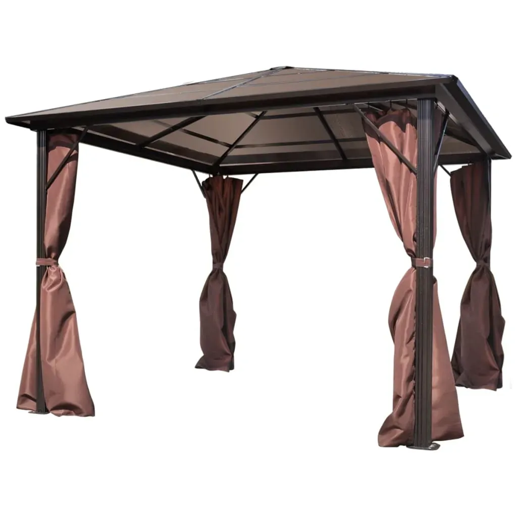 Gazebo with Curtain Aluminium Price