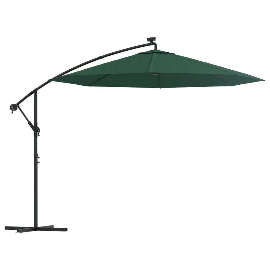 Hanging Parasol with LED Lighting Metal Pole Price