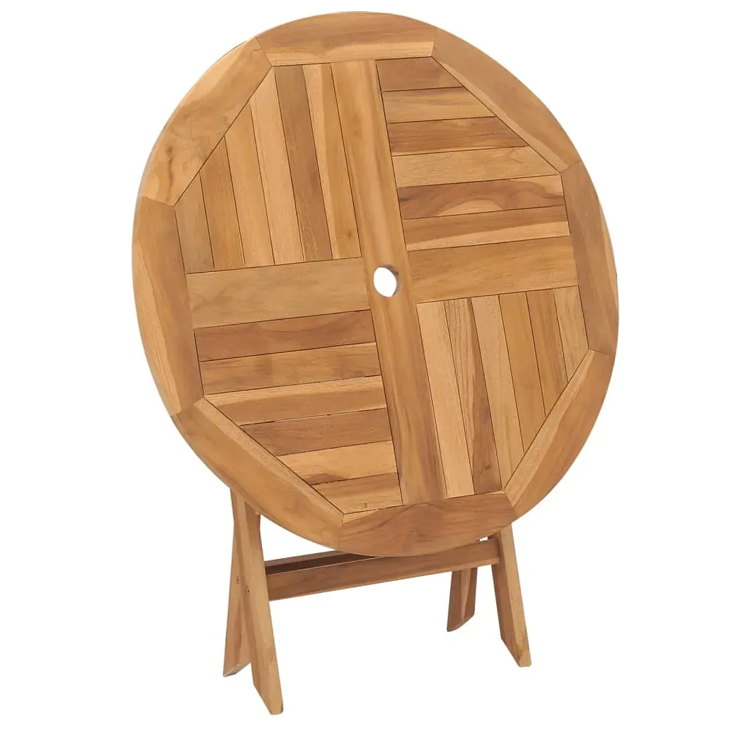 Folding Garden Table 85x76 cm Solid Teak Wood Price