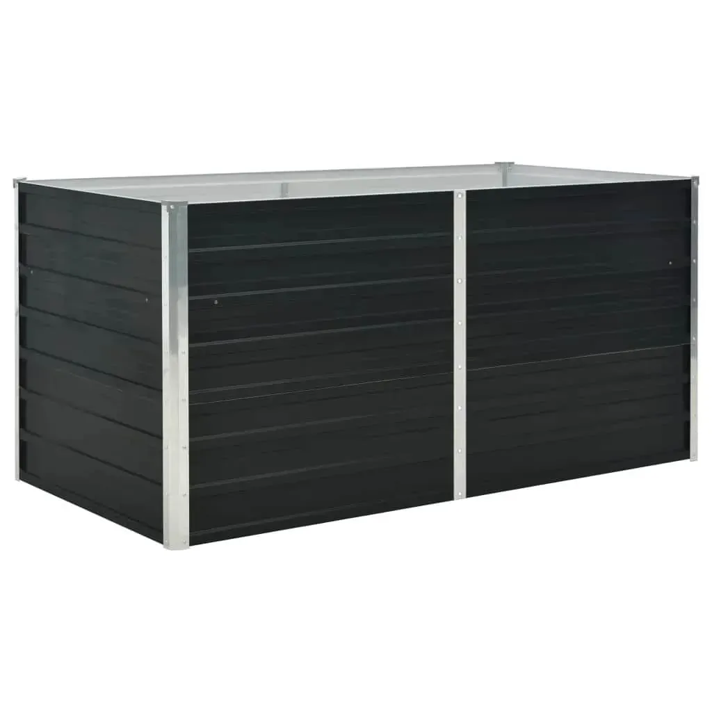 Raised Garden Bed Anthracite Galvanised Steel Price