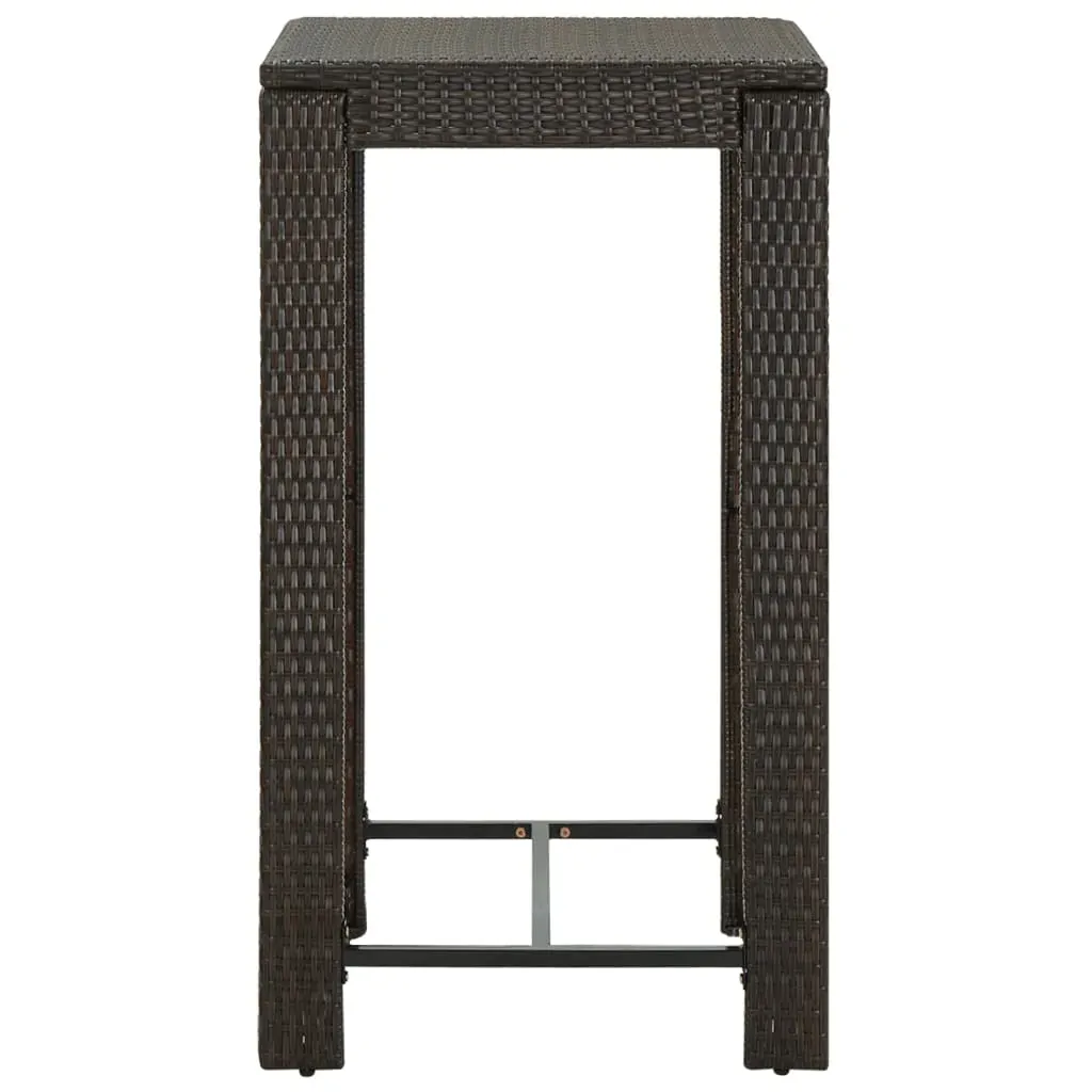 Garden Bar Table Poly Rattan Price