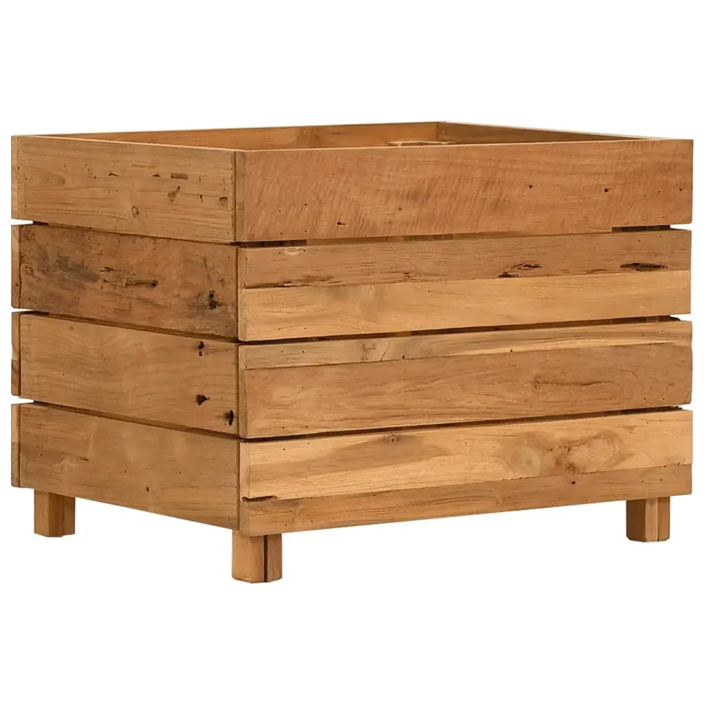 Raised Bed Recycled Teak and Steel Price