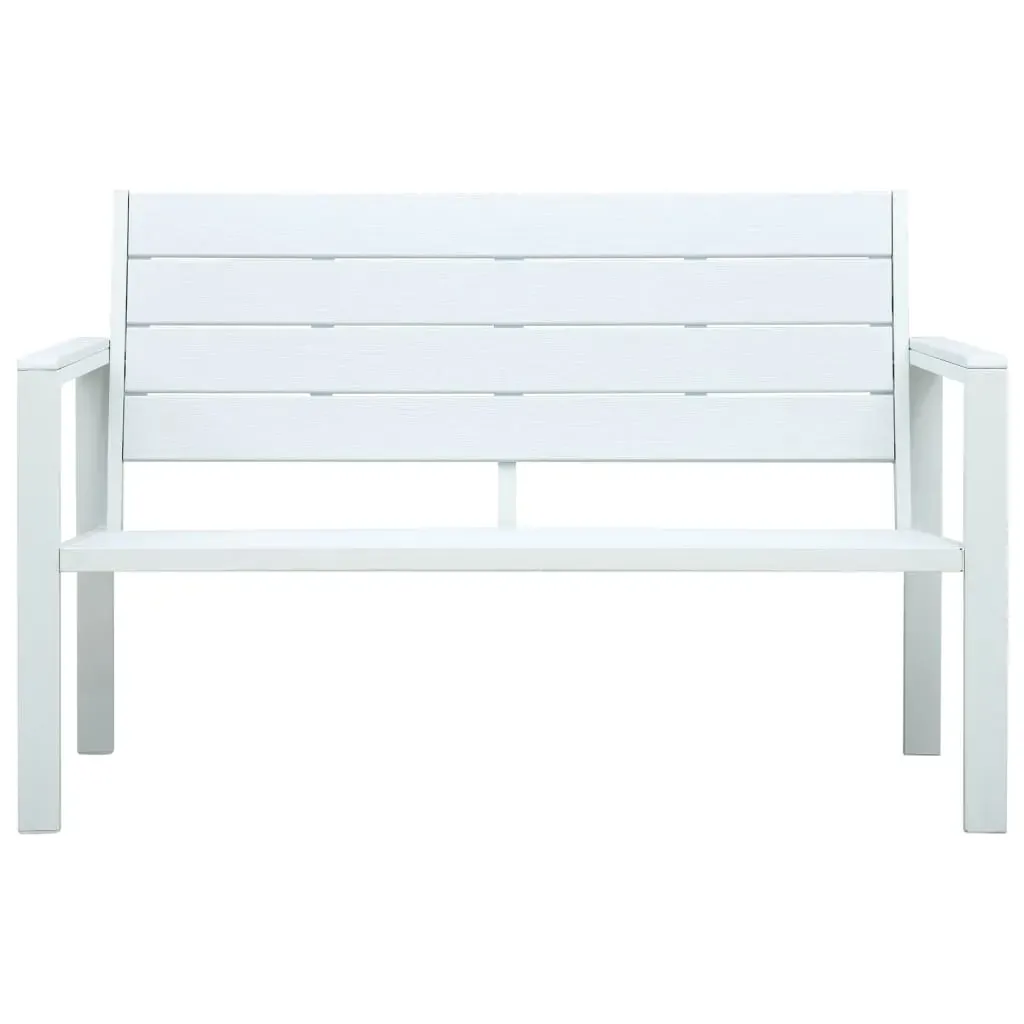 Garden Bench 120 cm HDPE Wood Look Price