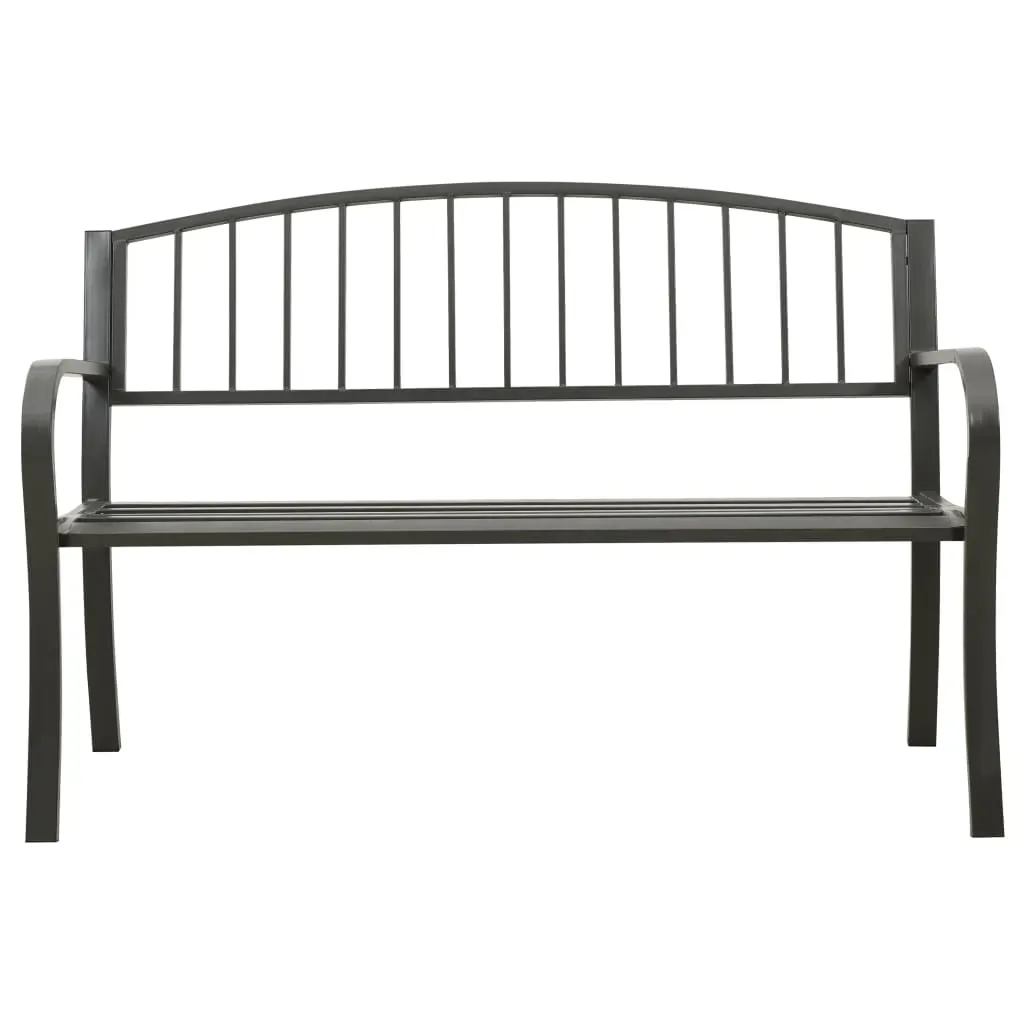 Garden Bench 125 cm Steel Price