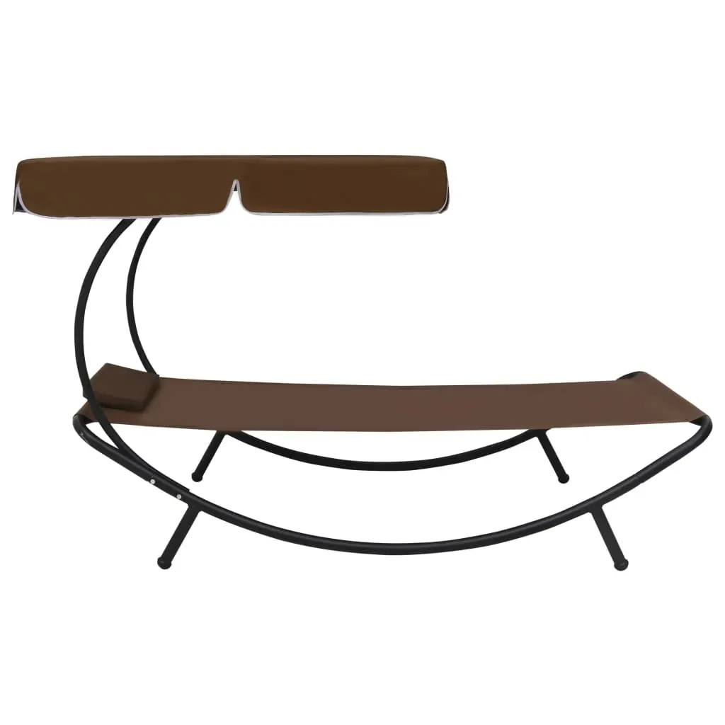 Outdoor Lounge Bed with Canopy & Pillow Price
