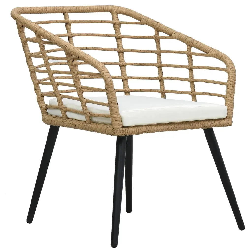 3 Piece Bistro Set Poly Rattan Price