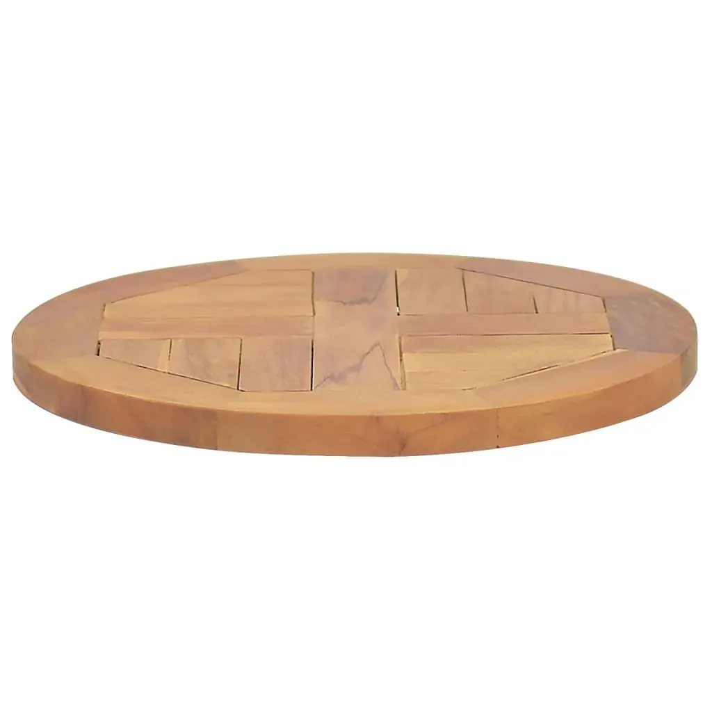 Table Top Solid Teak Wood Round Price