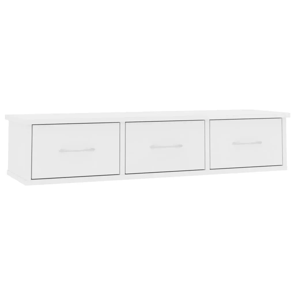 Wall-mounted Drawer Shelf 88x26x18.5 cm Engineered Wood Price