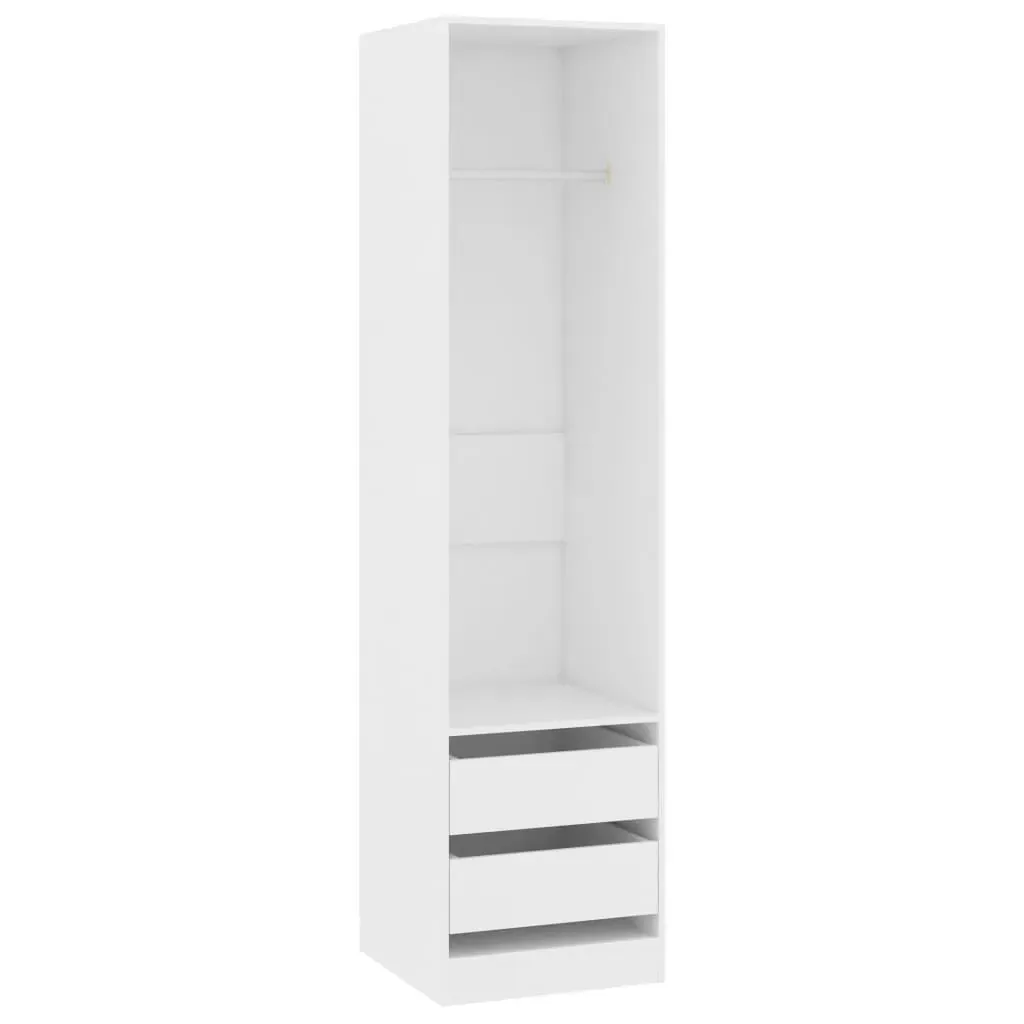 Wardrobe with Drawers 50x50x200 cm Engineered Wood Price