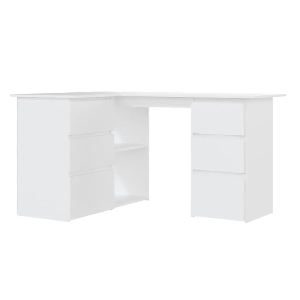 Corner Desk 145x100x76 cm Engineered Wood Price