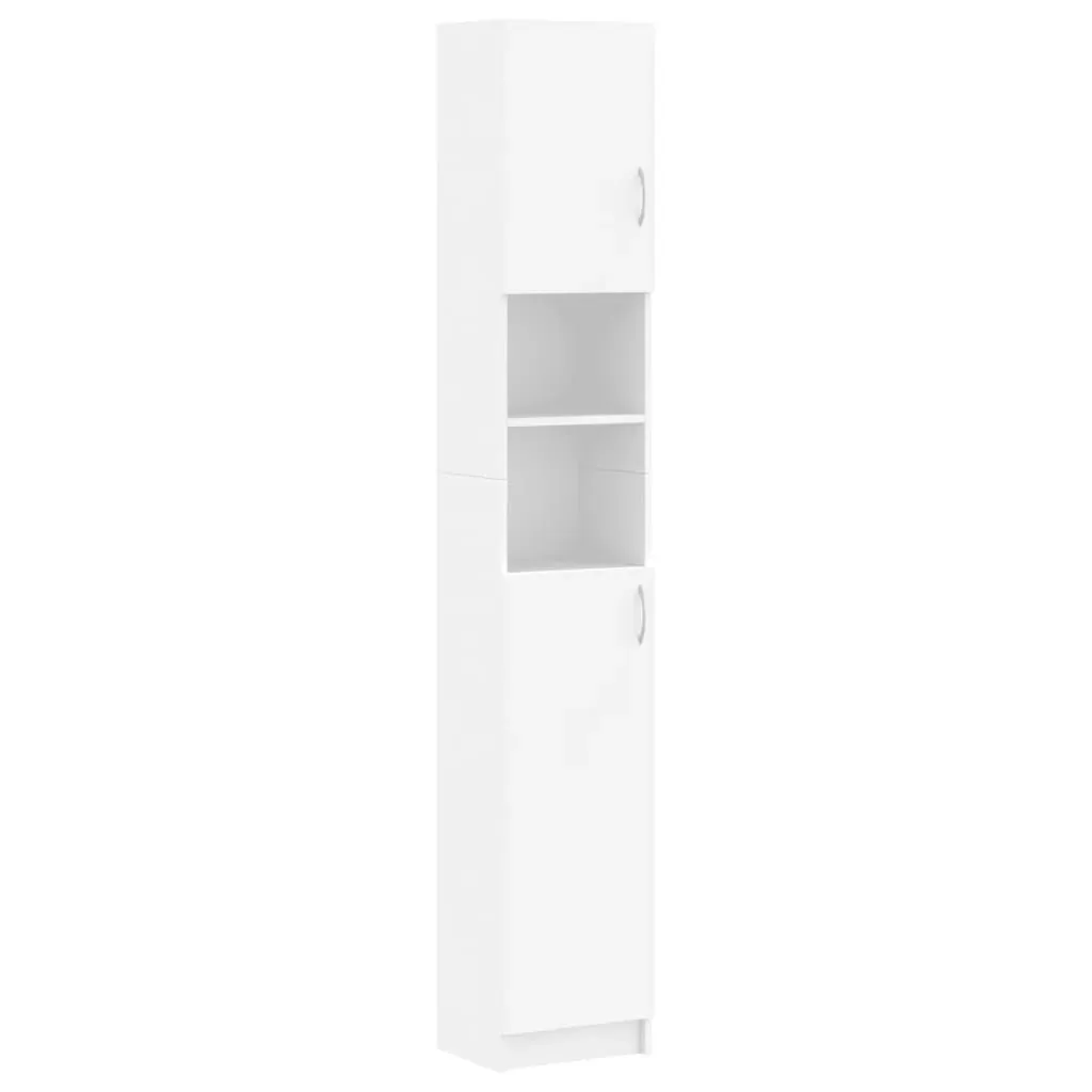 Bathroom Cabinet 32x25.5x190 cm Engineered Wood Price