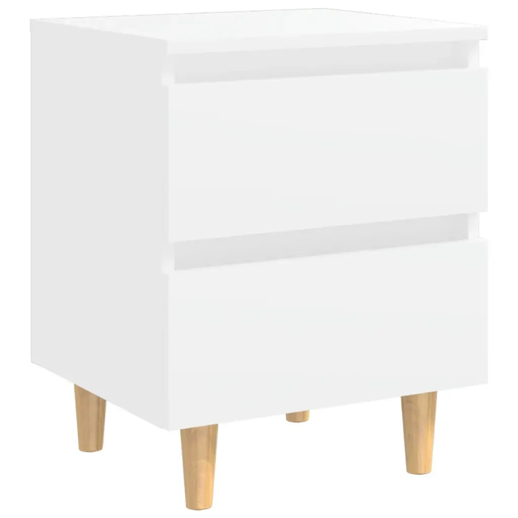 Tualatin Bed Cabinet with Solid Pinewood Legs 40x35x50 cm Price