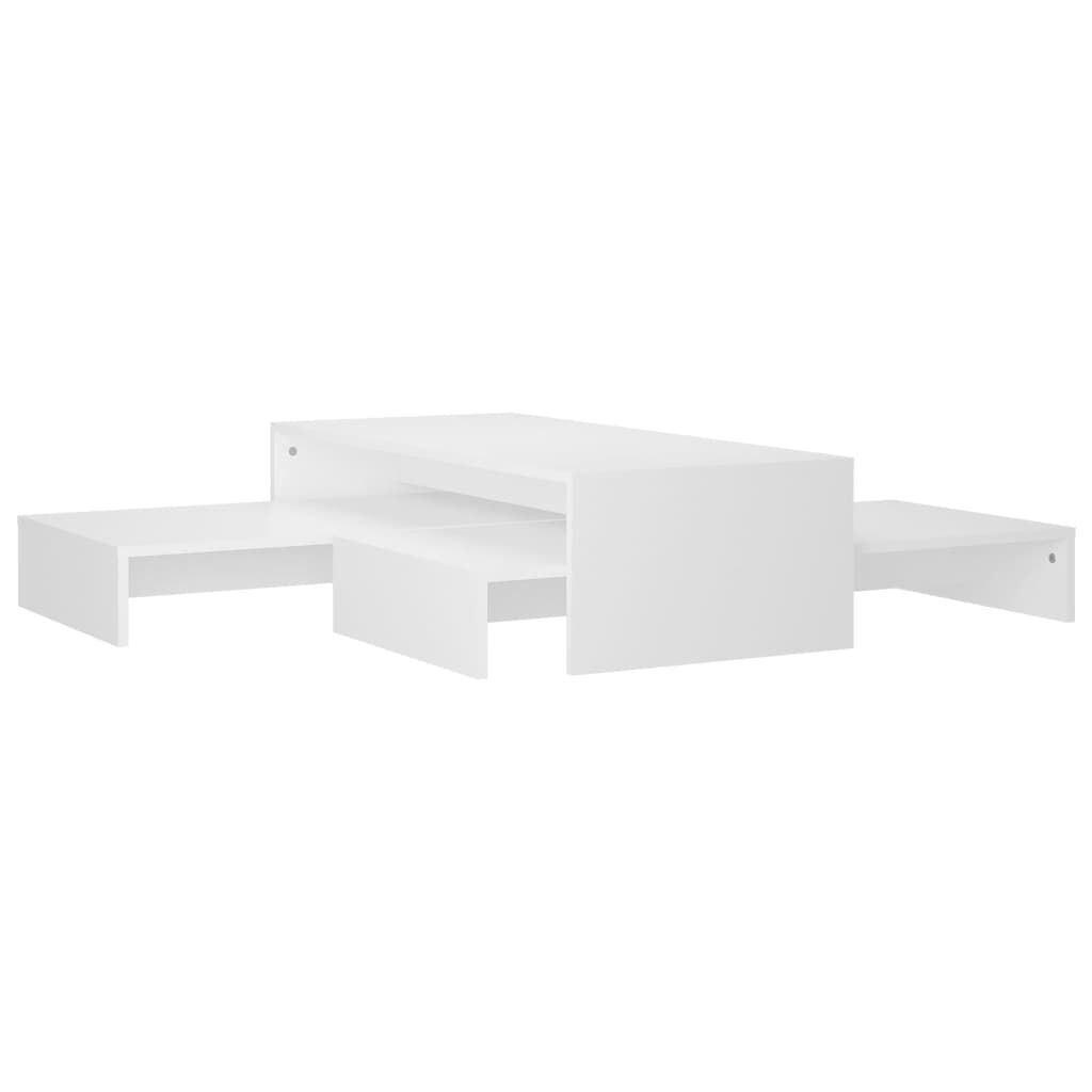 Nesting Coffee Table Set 100x100x26.5 cm Engineered Wood Price