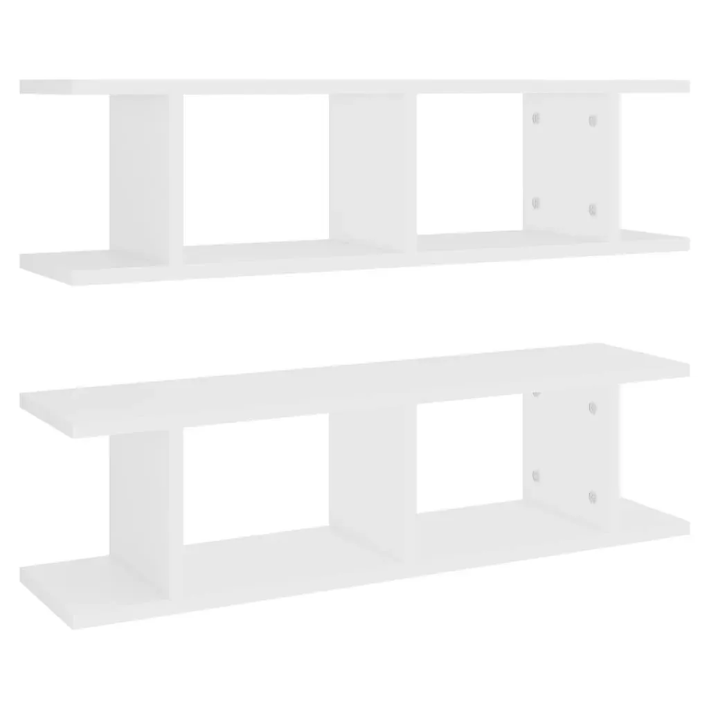 Wall Shelves 2 pcs Engineered Wood Price