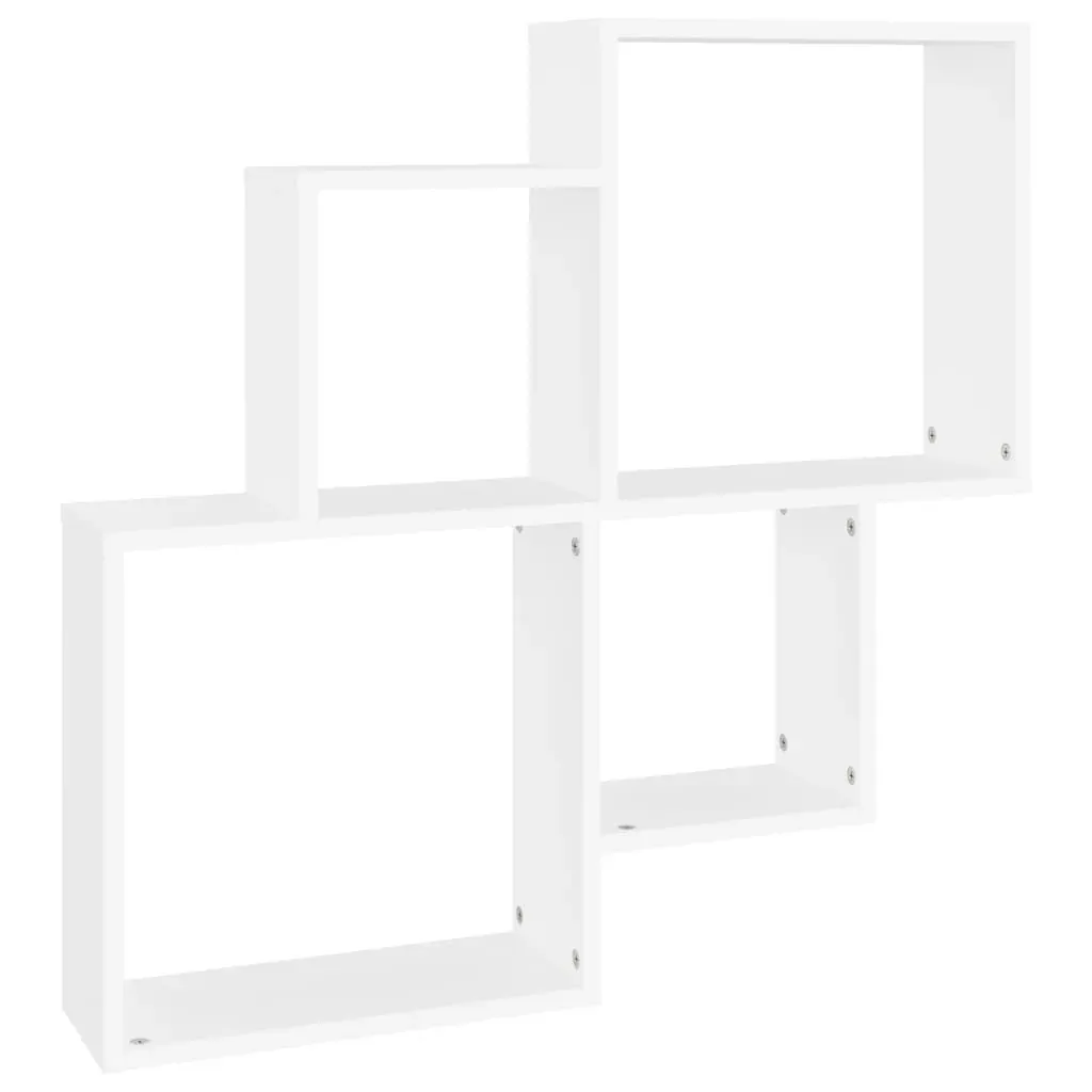 Wall Cube Shelf 80x15x78.5 cm Engineered Wood Price