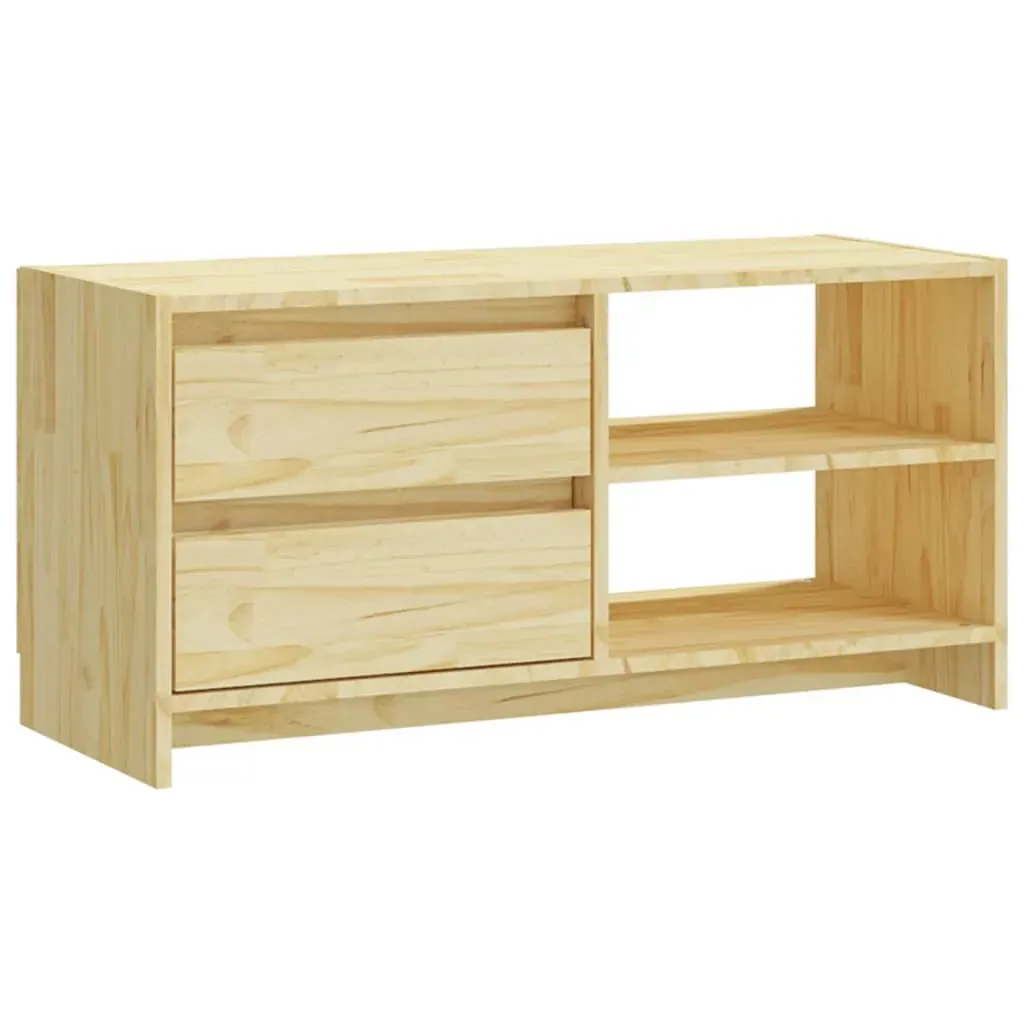 Chingford TV Cabinet 80x31x39 cm Solid Pinewood Price
