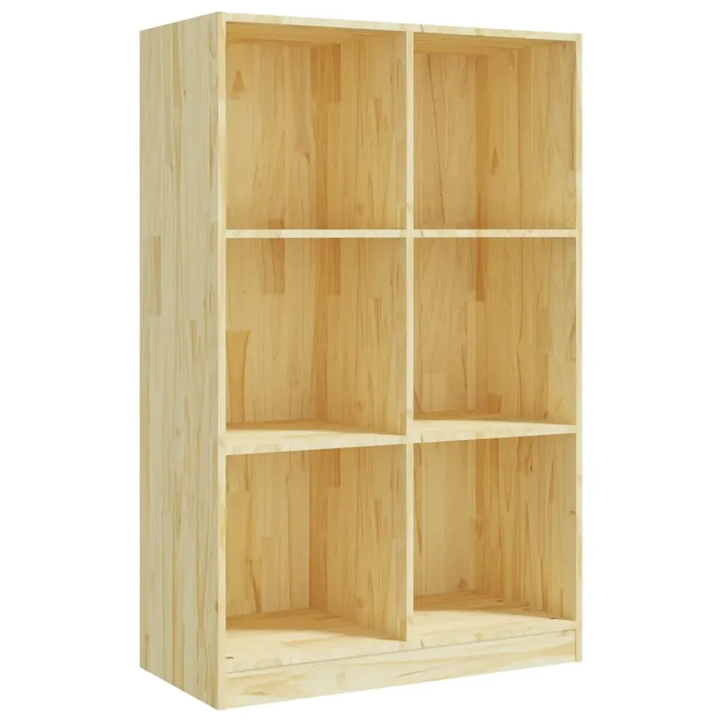 Book Cabinet 70x33x110 cm Solid Pinewood Price