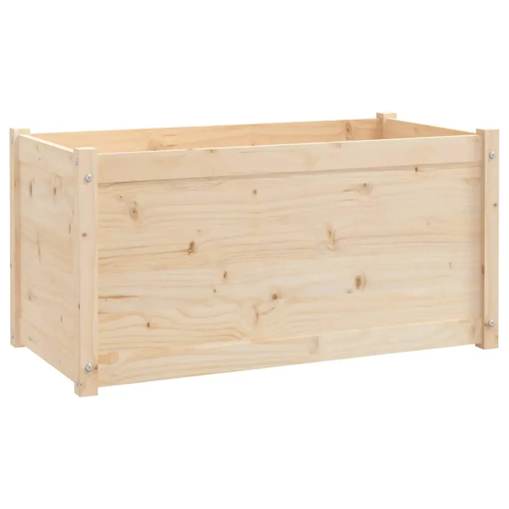 Garden Planter 100x50x50 cm Solid Pinewood Price