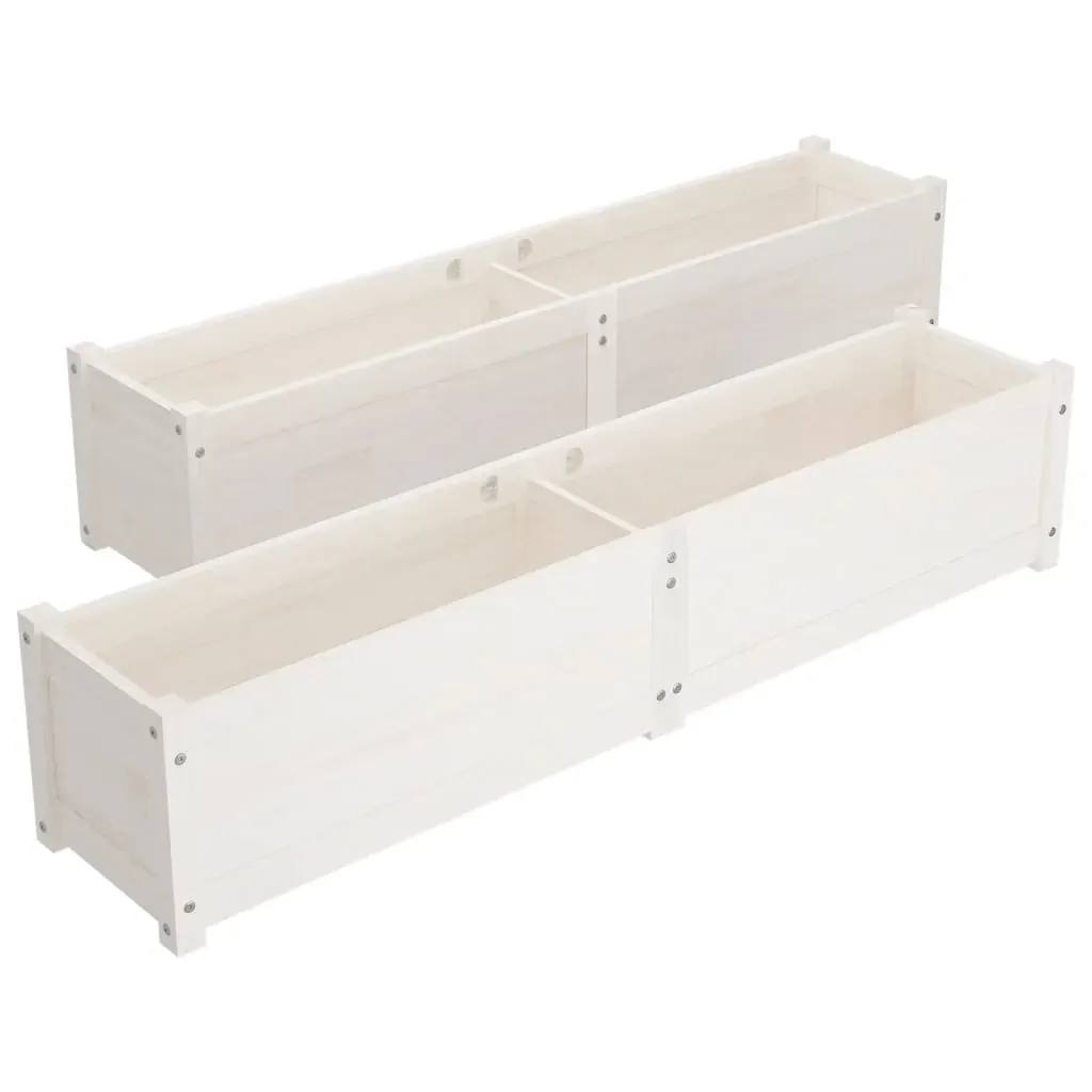 Garden Raised Bed 150x31x31 cm Solid Pinewood Price
