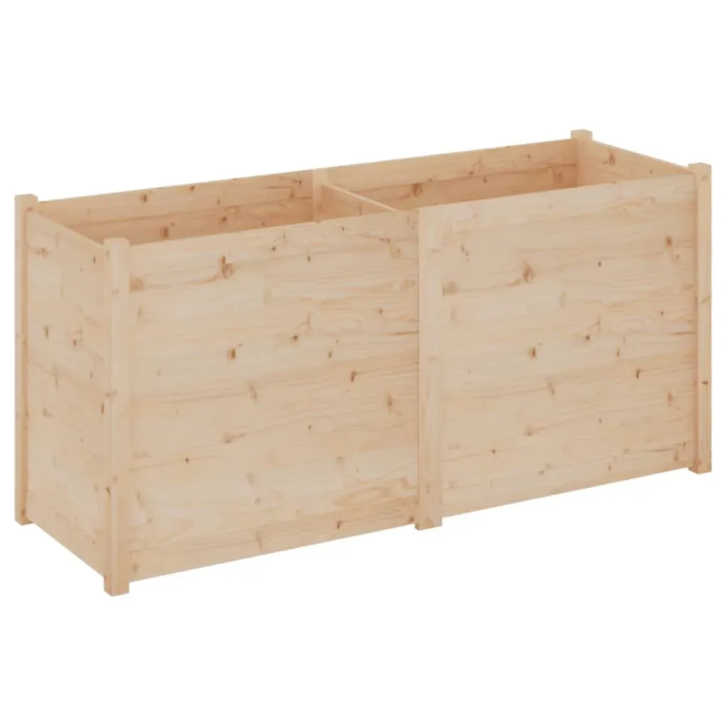 Garden Planter 150x50x70 cm Solid Pinewood Price