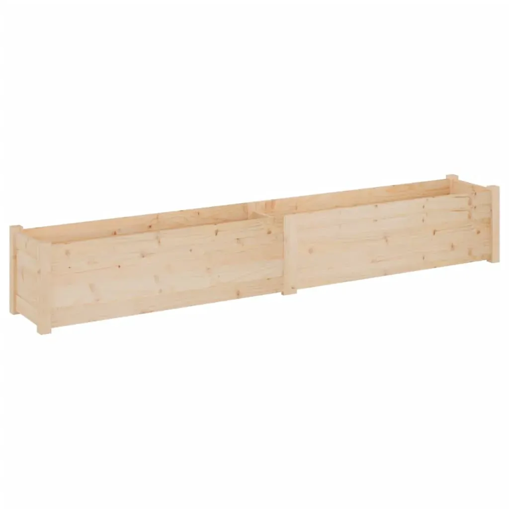 Garden Planter 200x31x31 cm Solid Pinewood Price
