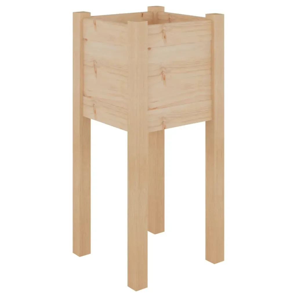 Garden Planter 31x31x70 cm Solid Pinewood Price