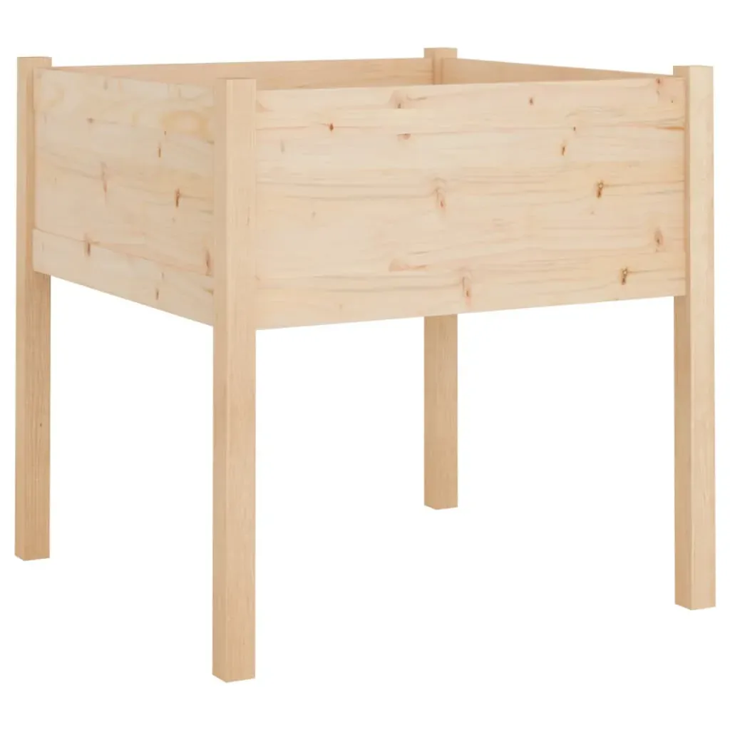 Garden Planter 70x70x70 cm Solid Pinewood Price