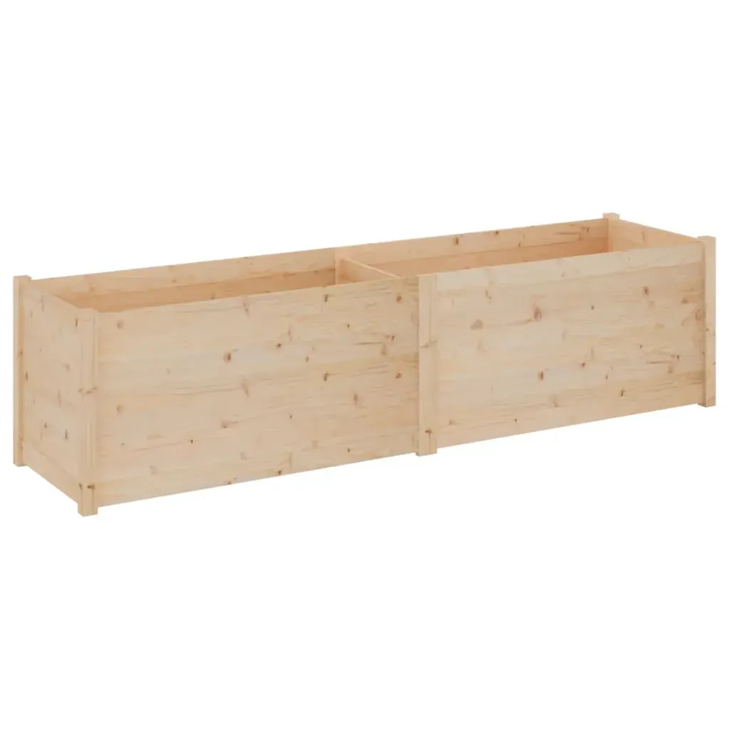 Garden Planter 200x50x50 cm Solid Pinewood Price