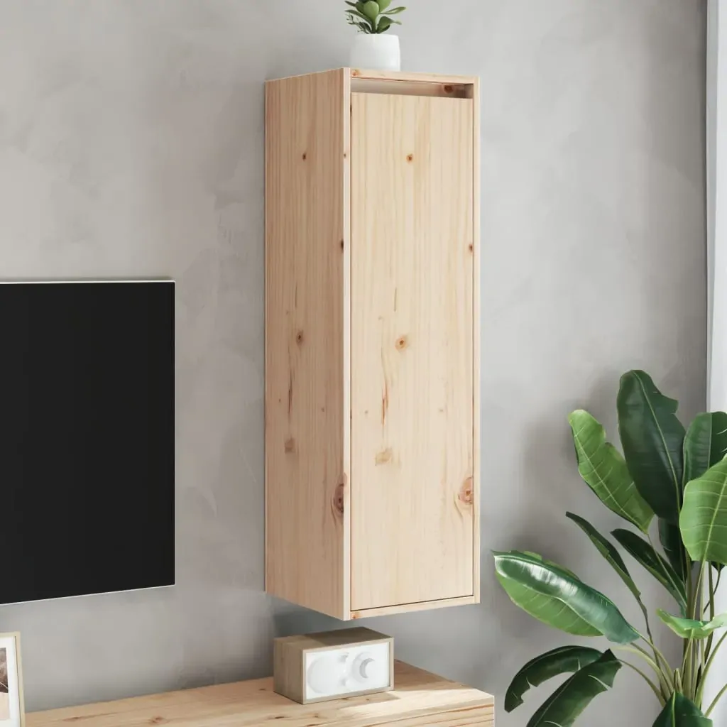 Wall Cabinet 30x30x100 cm Solid Wood Pine Price