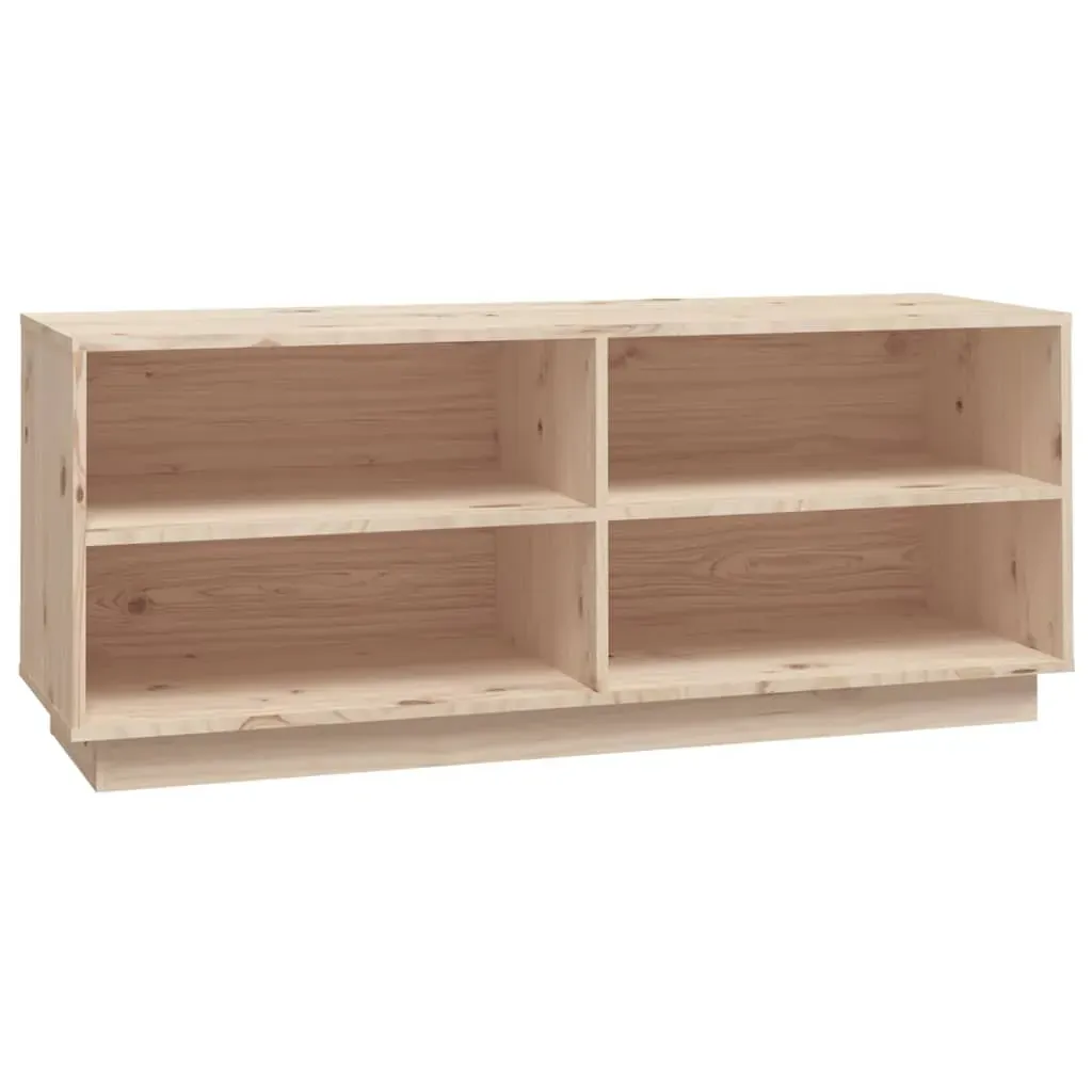 Shoe Cabinet 110x34x45 cm Solid Wood Pine Price