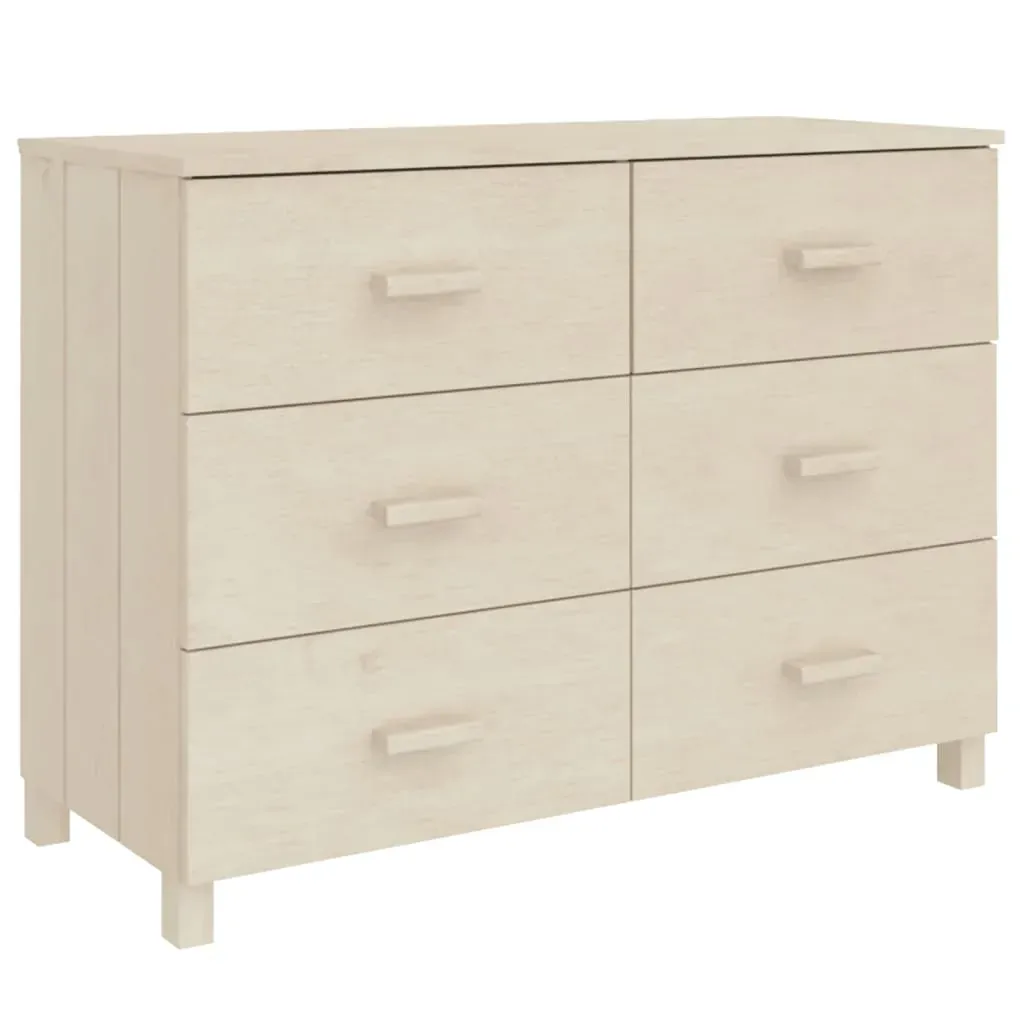 Sideboard Honey 113x40x80 cm Solid Wood Pine Price