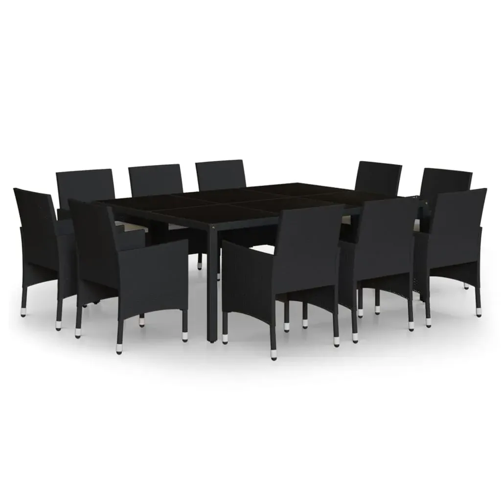 11 Piece Garden Dining Set Poly Rattan Price