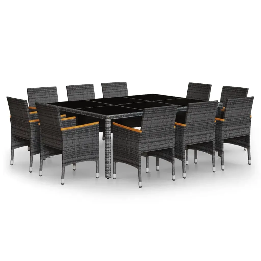 11 Piece Garden Dining Set Poly Rattan Price
