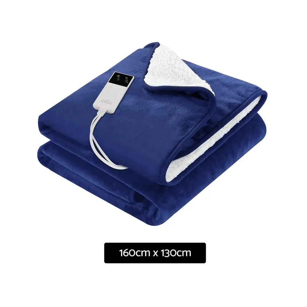 Electric Throw Rug Heated Blanket Washable Snuggle Flannel Winter Price