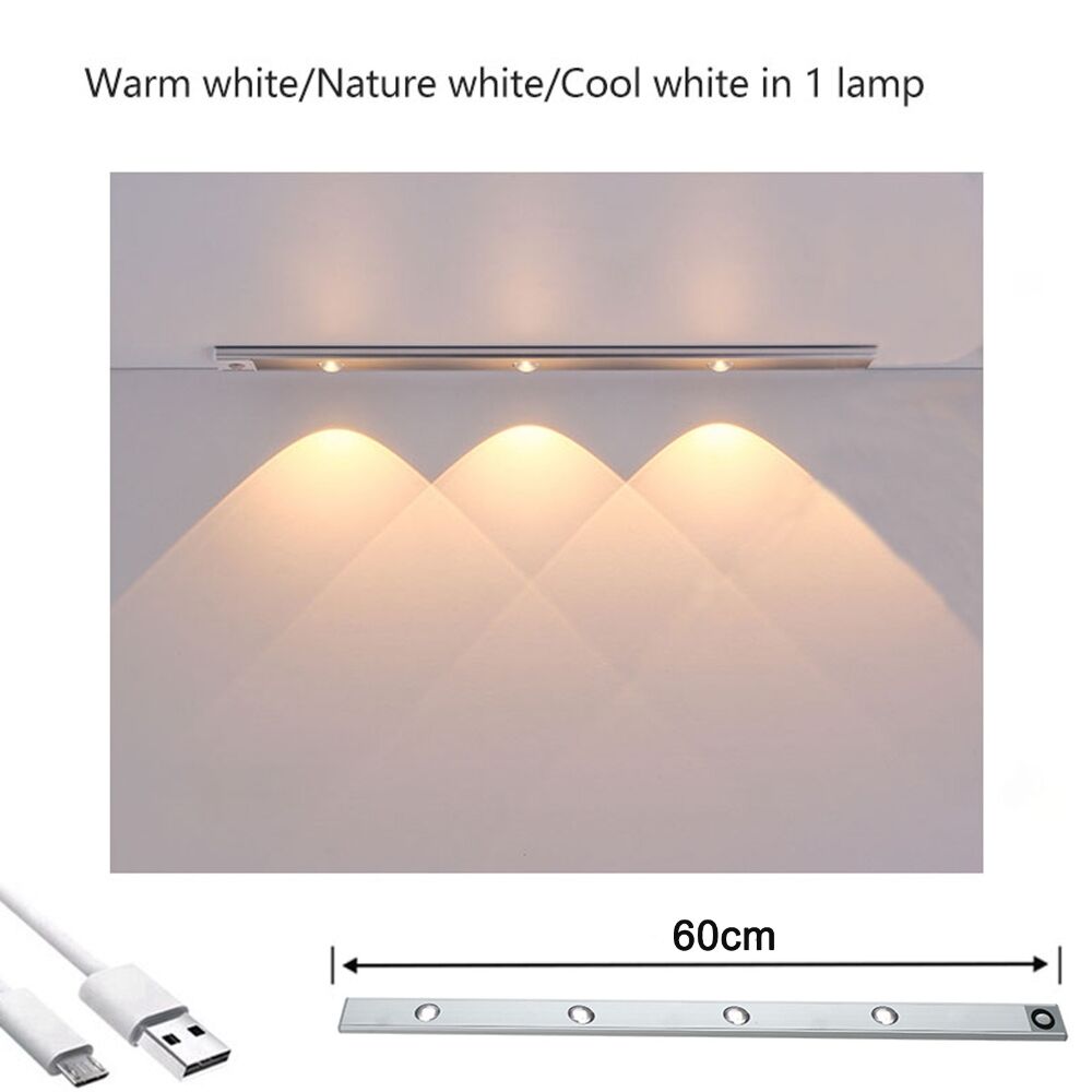 Wireless LED Closet Lights Motion Sensor PIR Induction Lamp Cabinet Lighting USB Price