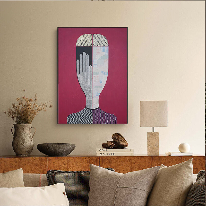 Abstract Woman Black Frame Canvas Wall Art Price