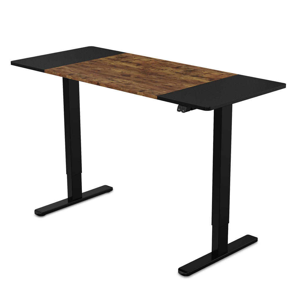 FORTIA Sit Stand Standing Desk, 72-118cm Height Adjustable, 70kg Load, Frame Price