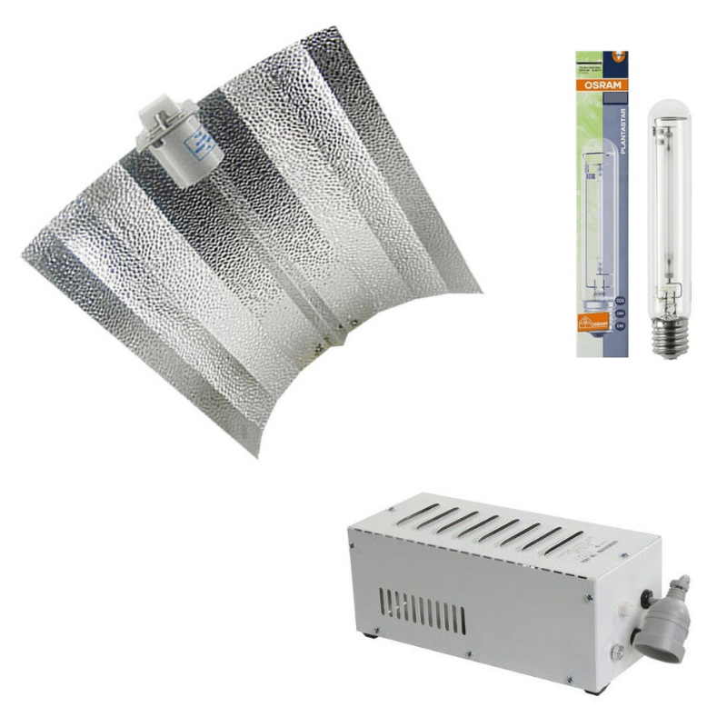 Grow Light Kit with Osram Plantastar Bulb and 70cm X 62cm Reflector and Ballast Price
