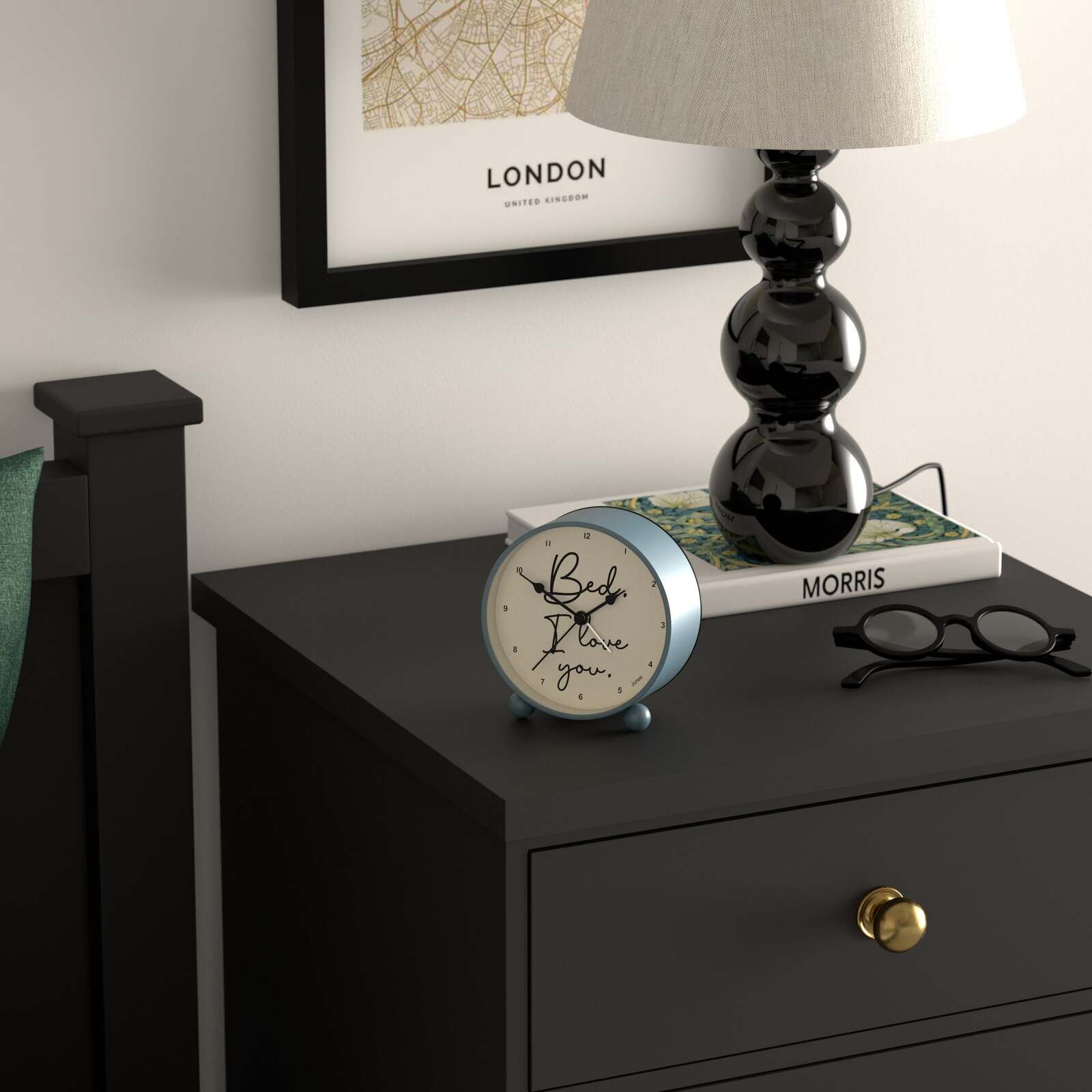 Newgate Jones Bed I Love You Alarm Clock Price