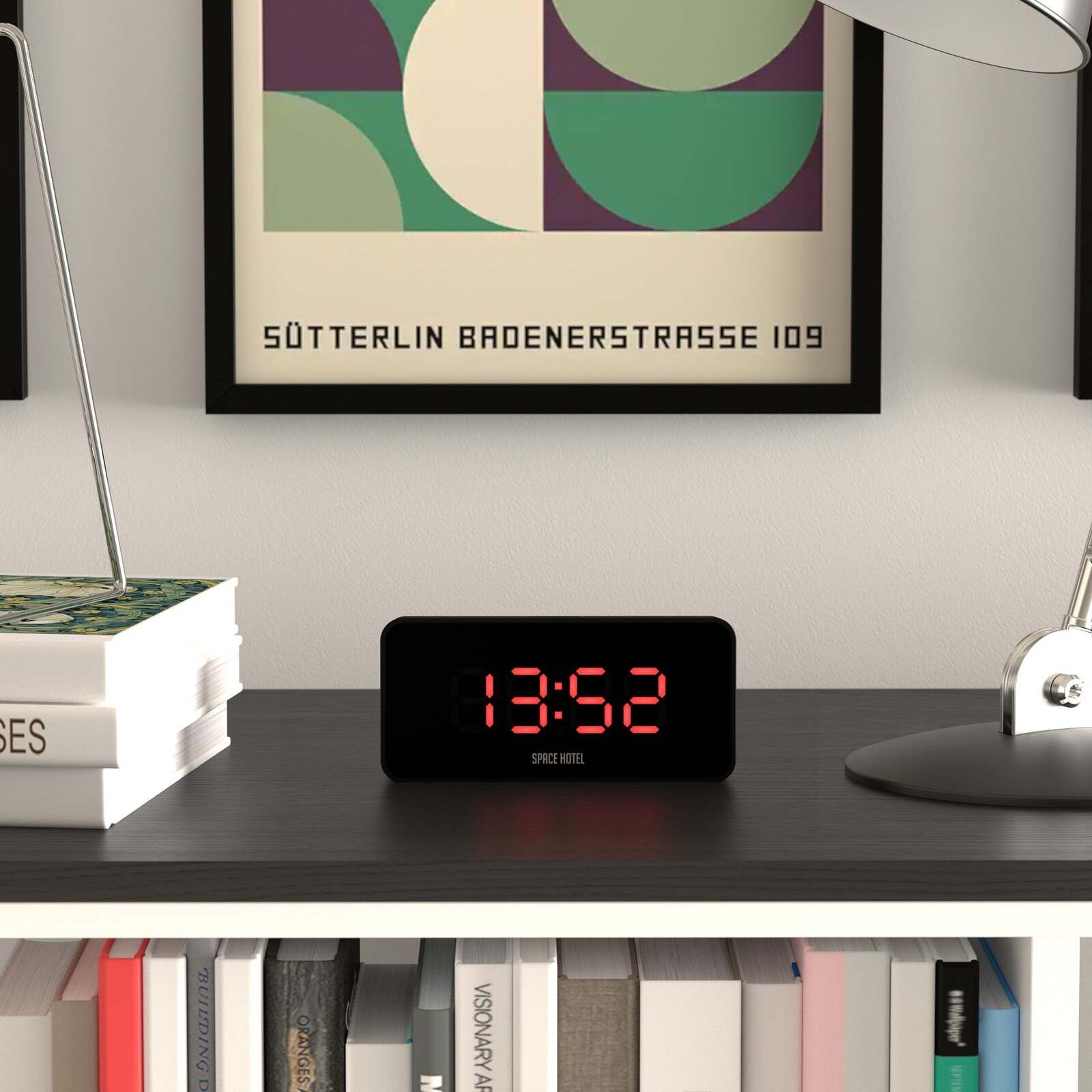 Newgate Space Hotel Hypertron Alarm Clock Black Case - Black Lens Price