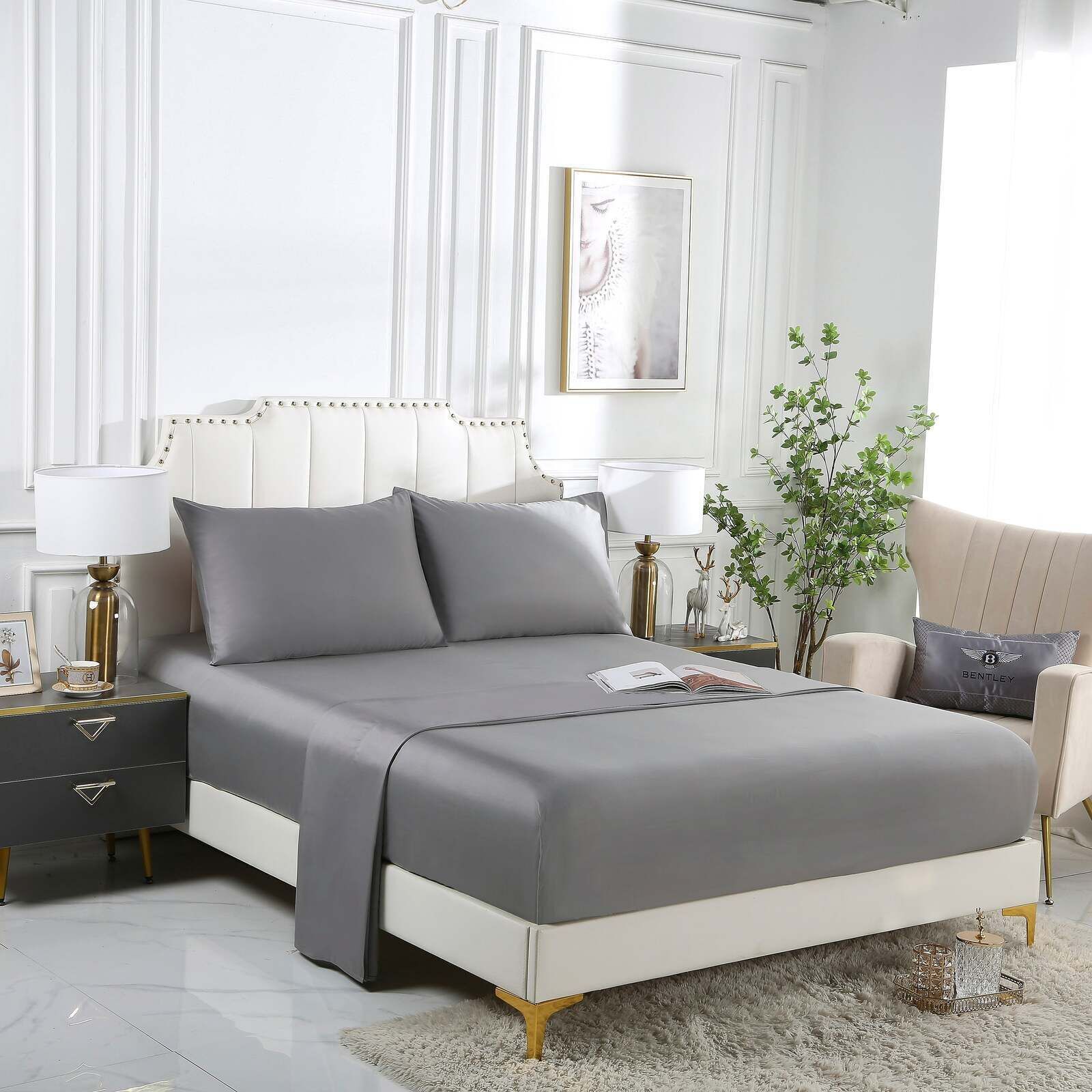 100% Organic Bamboo Bedsheet Set Price