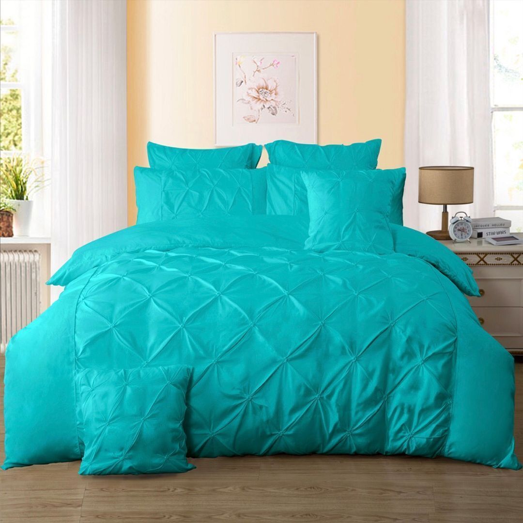 Diamond Pintuck Quilt/Doona/Duvet Cover Set Price