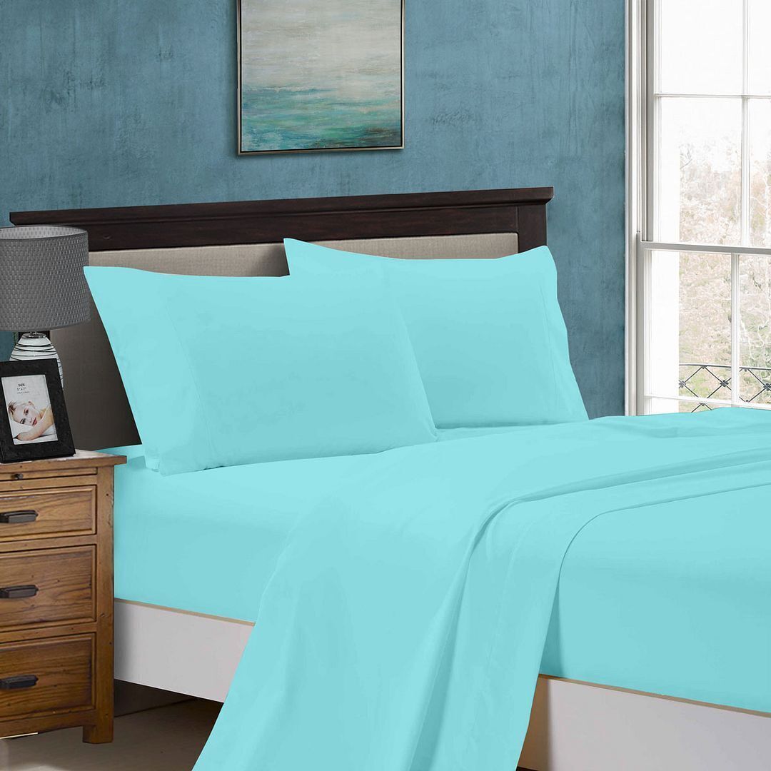 1000TC Ultra Soft King Single Size Bed Flat & Fitted Sheet Set Price