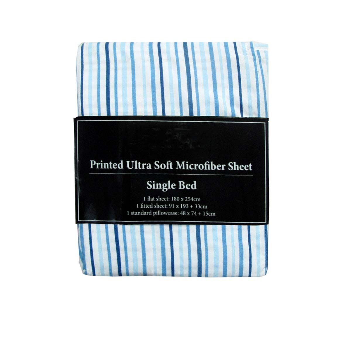 Printed Microfiber Sheet Set Single Price