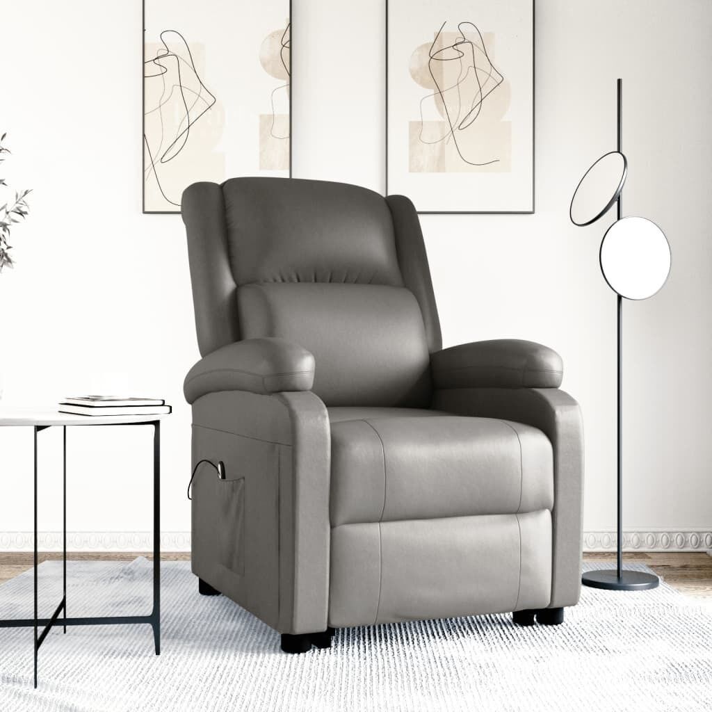 Stand up Reclining Chair Real Leather Price