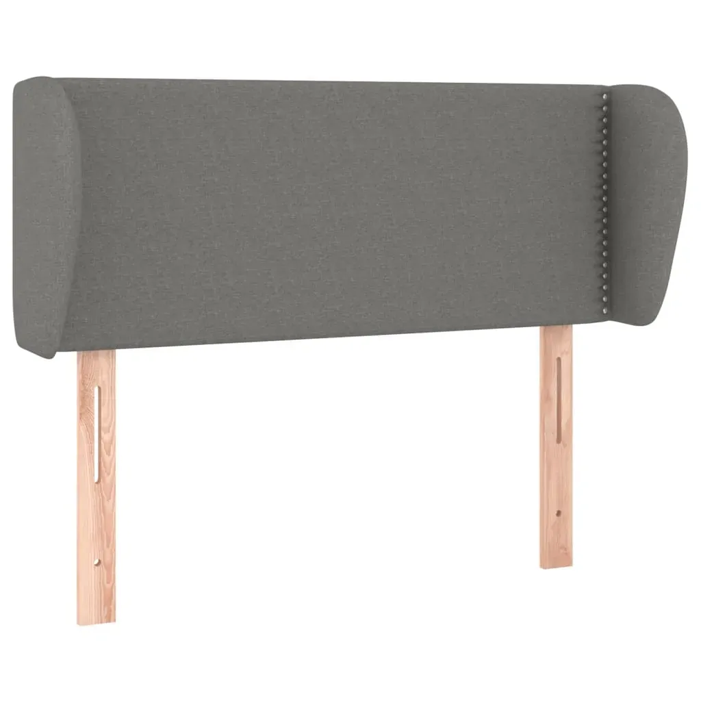Headboard with Ears Dark Grey Fabric Price