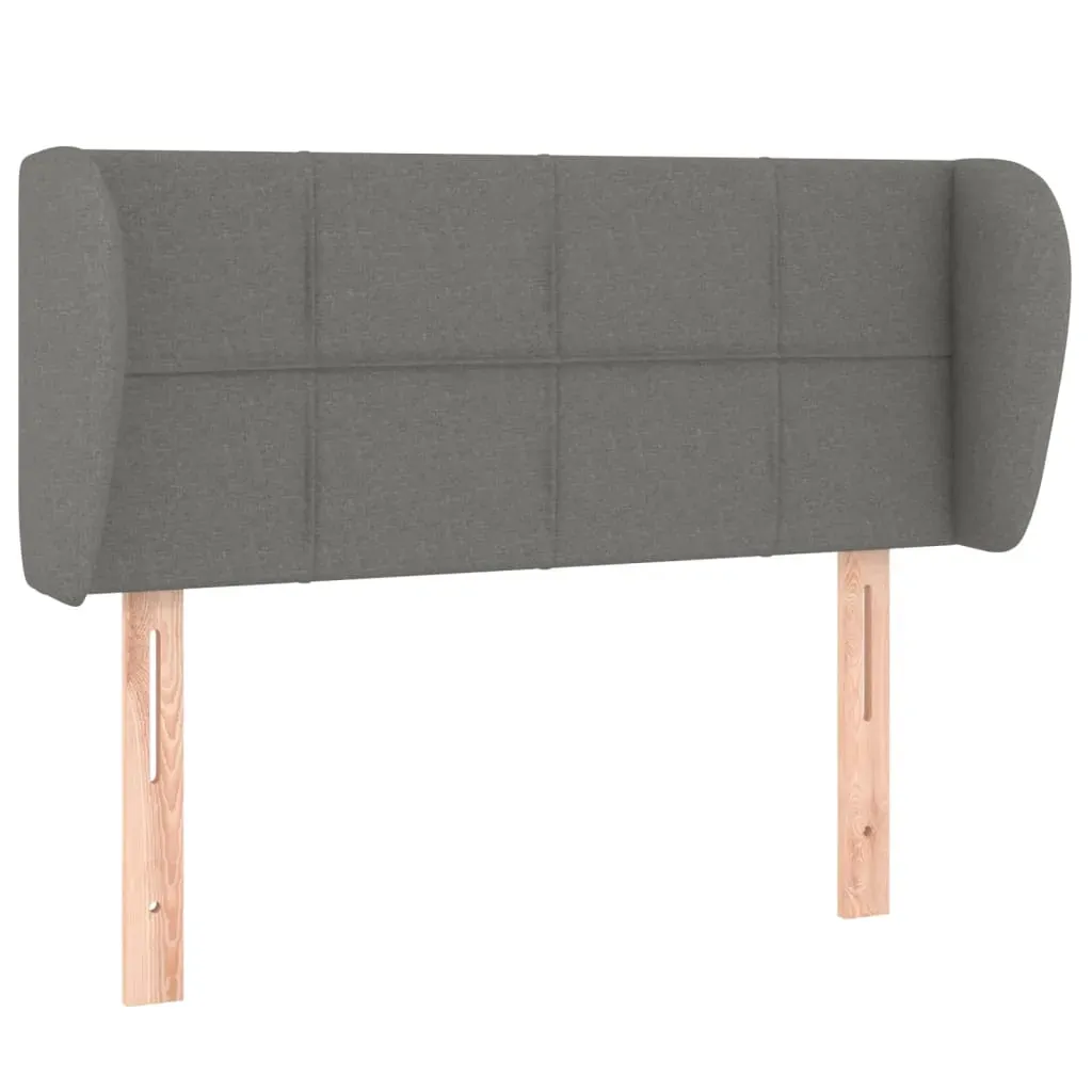 Headboard with Ears Dark Grey Fabric Price